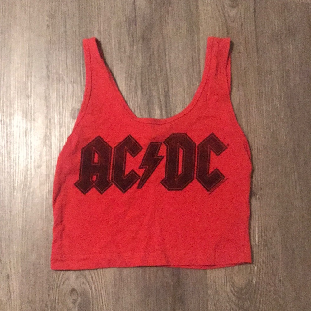 Rock band crop top!
